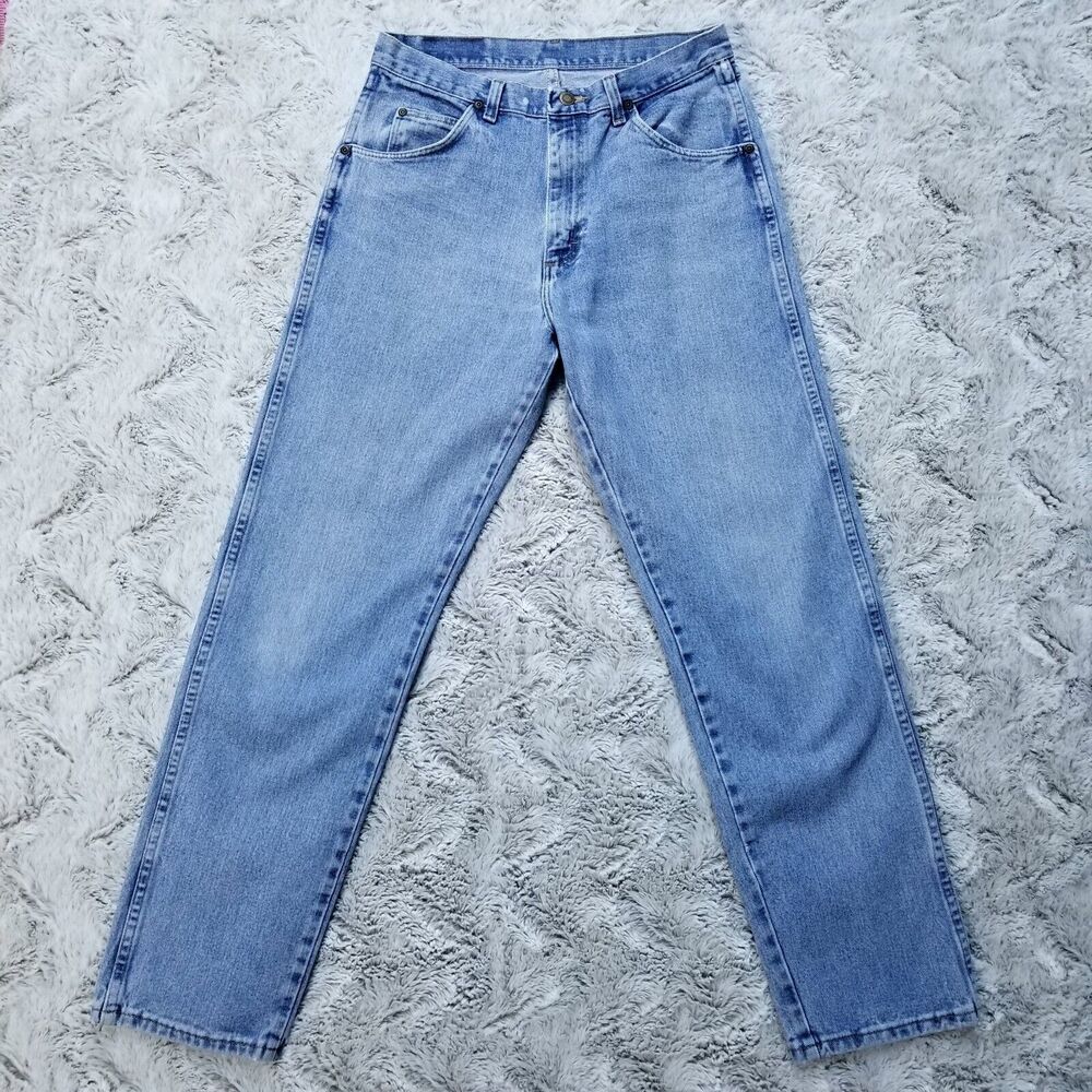 Vintage Wrangler Rugged Wear Jeans Mens 32x32 Blue‎ Regular Straight Medium Wash